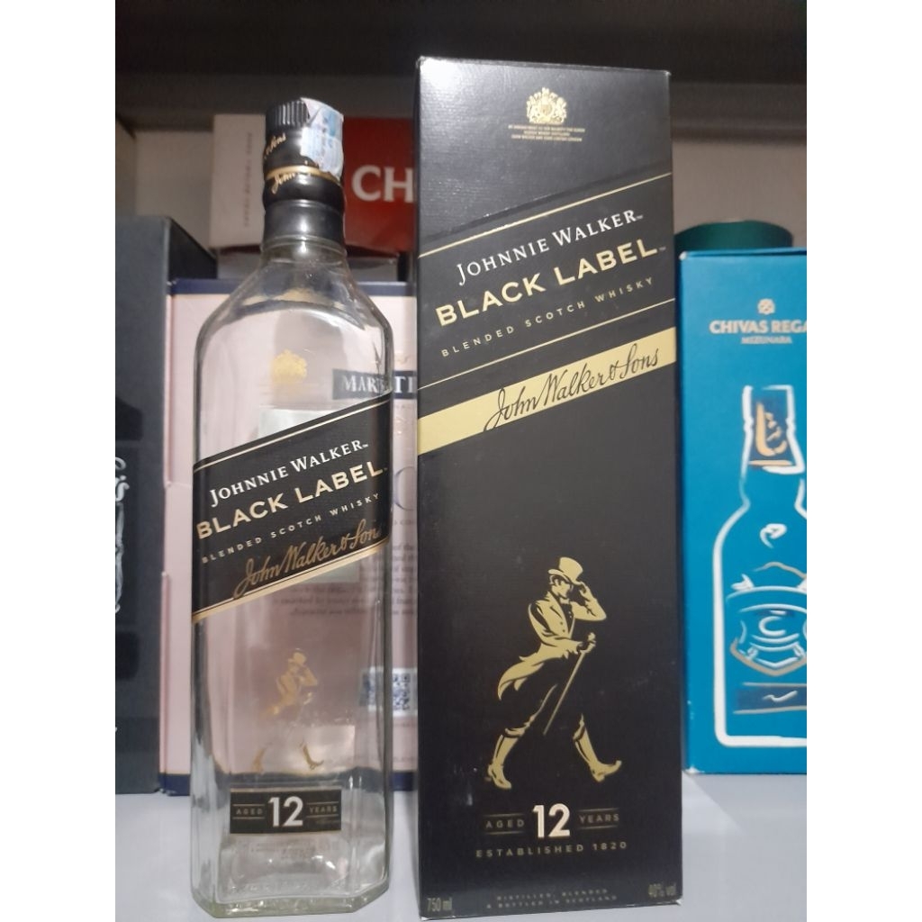 botol kosong BlackLabel / doubleBlack