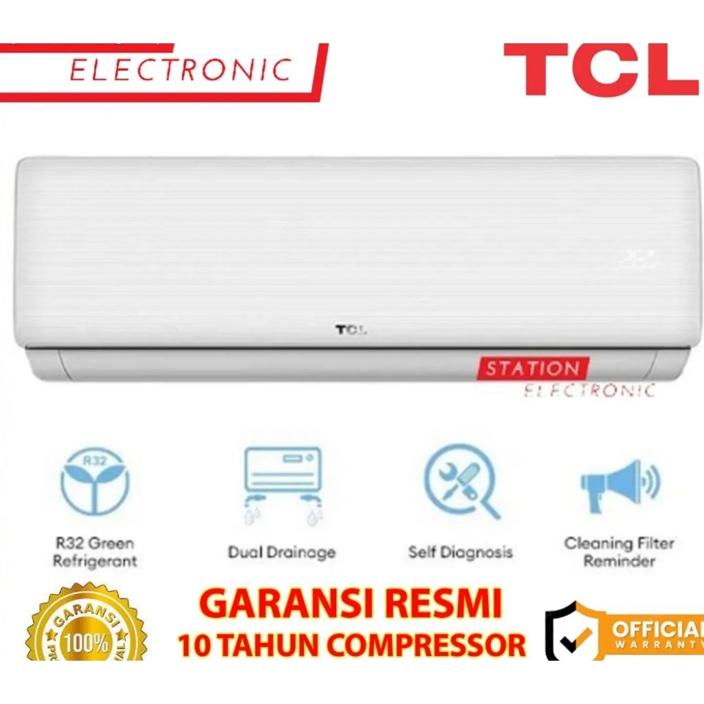 AC 1 pk + PASANG - Ukuran ruang 20m² Berbagai Merk - Ready diBangka &Belitung