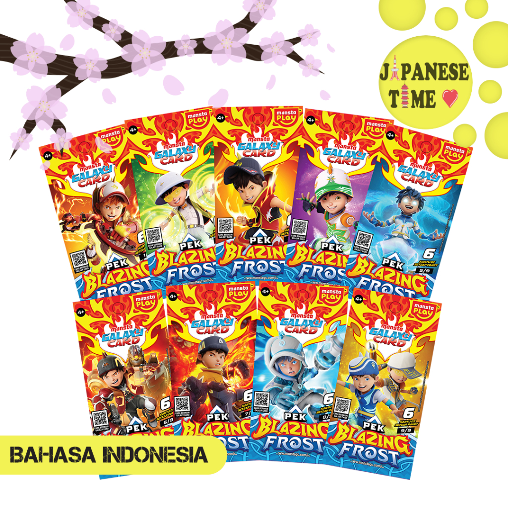 Monsta Galaxy Card Game / TCG Boboiboy Original - Pek Blazing Frost (Bahasa Indonesia)