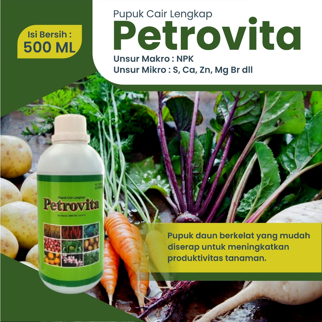 PUPUK CAIR PETROVITA 500 ML