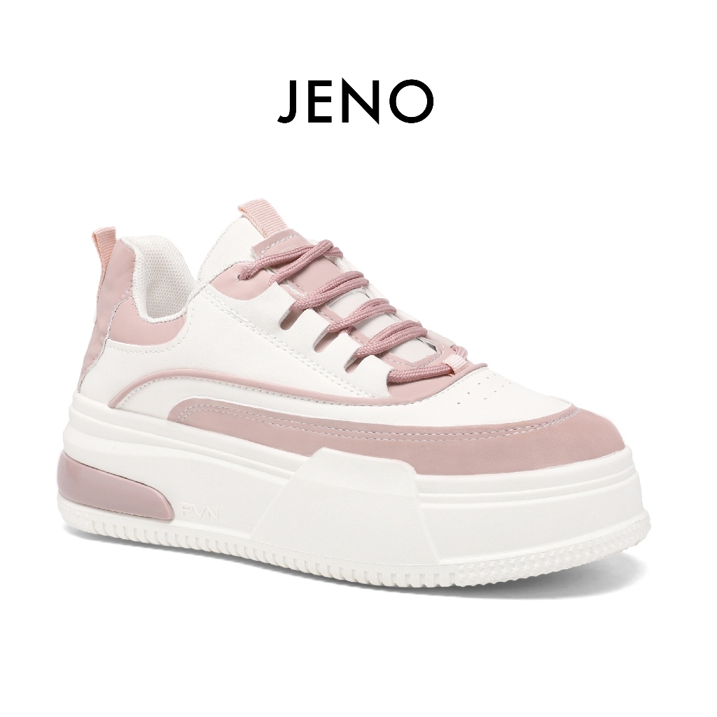 PVN Jeno Sepatu Sneakers Wanita Sport Shoes Pink Blue White 438