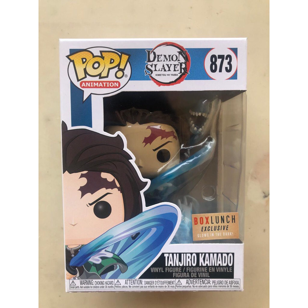Funko POP Tanjiro 873 ( boxlunch ) ( gitd )