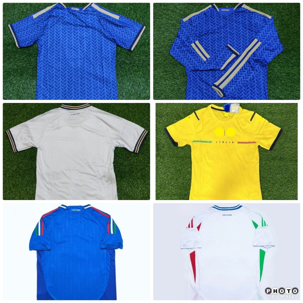 JERSEY BOLA PLAYER ISSUE ITALY HOME AWAY GK PIALA DUNIA EROPA 2026 HIGH QUALITY JUMBO XXL 2XL