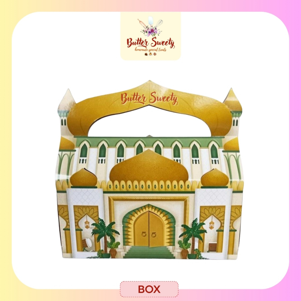 Cake Box Kotak Hampers Kue Packaging Paper Bag Lebaran Idul Adha Idul Fitri Ramadhan Eid Mubarak