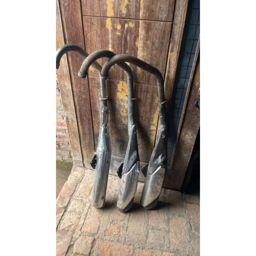 knalpot ORI Megapro monoshock