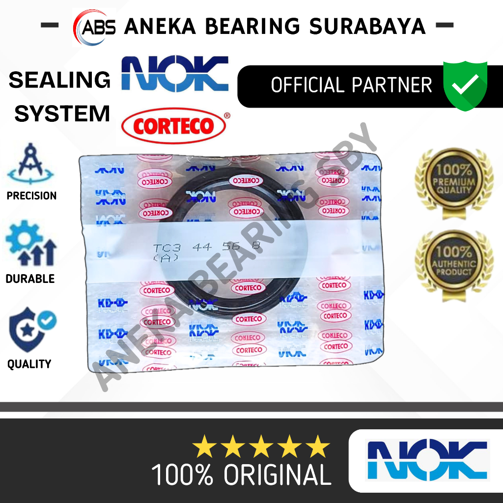 TC3 44X56X8 NOK 9004A-31018 SIL RODA BELAKANG AVANZA XENIA SEAL 44 56 8 BES1317-B0 BEE1317-A0