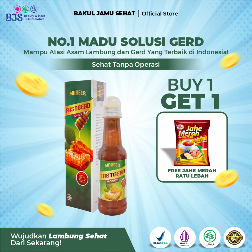 FASTGERD FAST GERD MADU LAMBUNG ORIGINAL ASAM LAMBUNG GERD