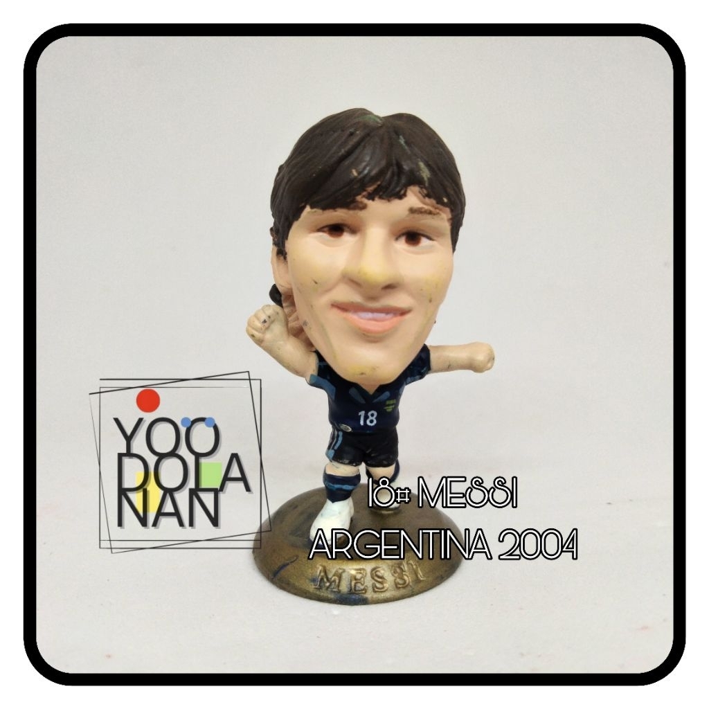 18# MESSI - ARGENTINA 2004 CORINTHIAN MICROSTARS SOCCERSTARZ FIGURE PEMAIN BOLA