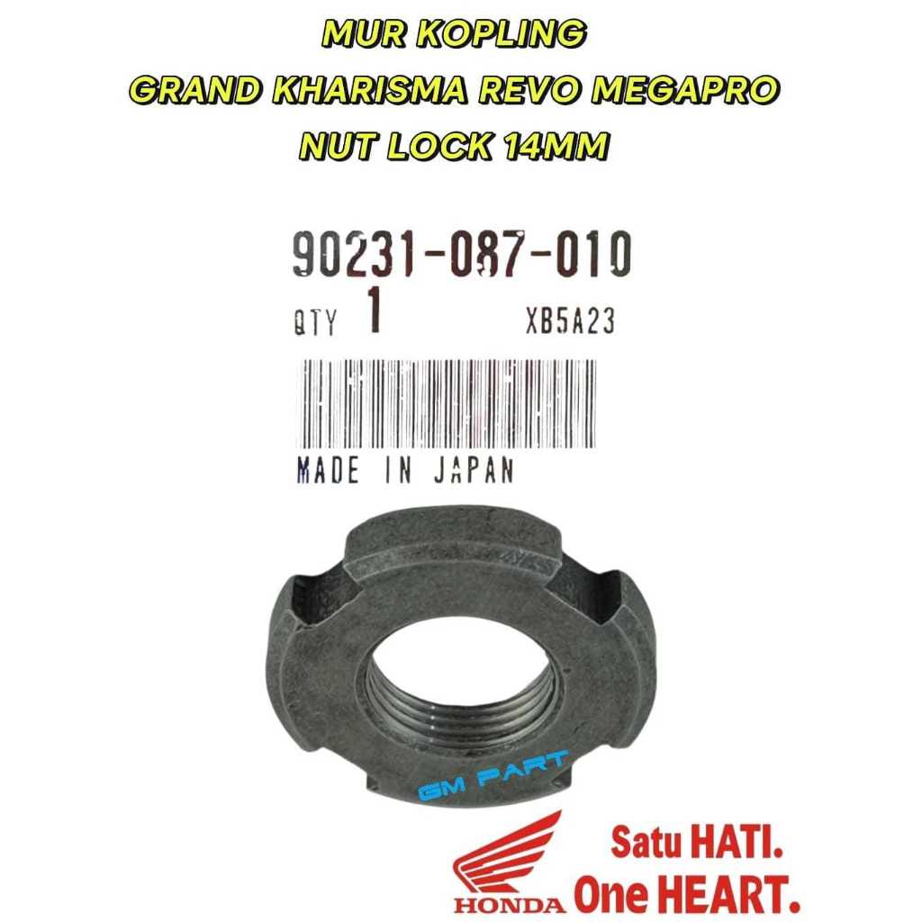 MUR KOPLING GRAND KHARISMA REVO MEGAPRO NUT LOCK 14MM 90231-087-010
