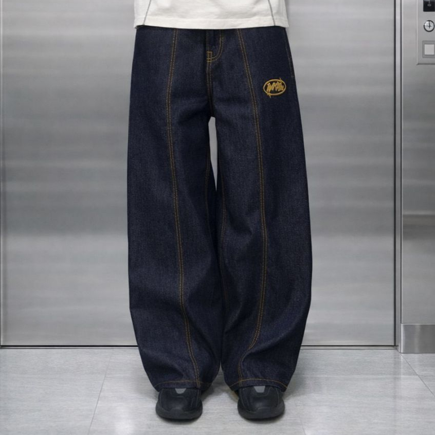 Wp Company - BAGGY Pants Blue Benks| Celana Panjang Pria