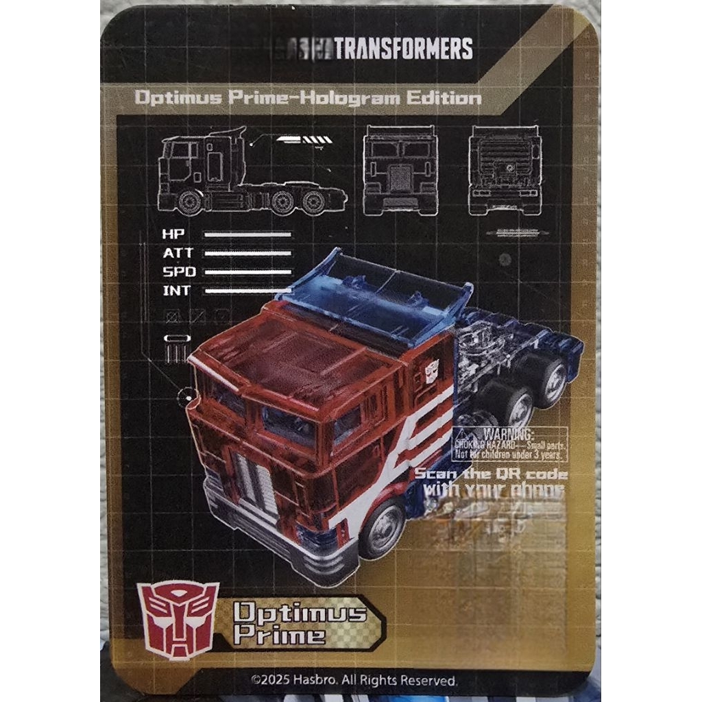 OPTIMUS PRIME HOLOGRAM EDITION WHEELS [CT01]