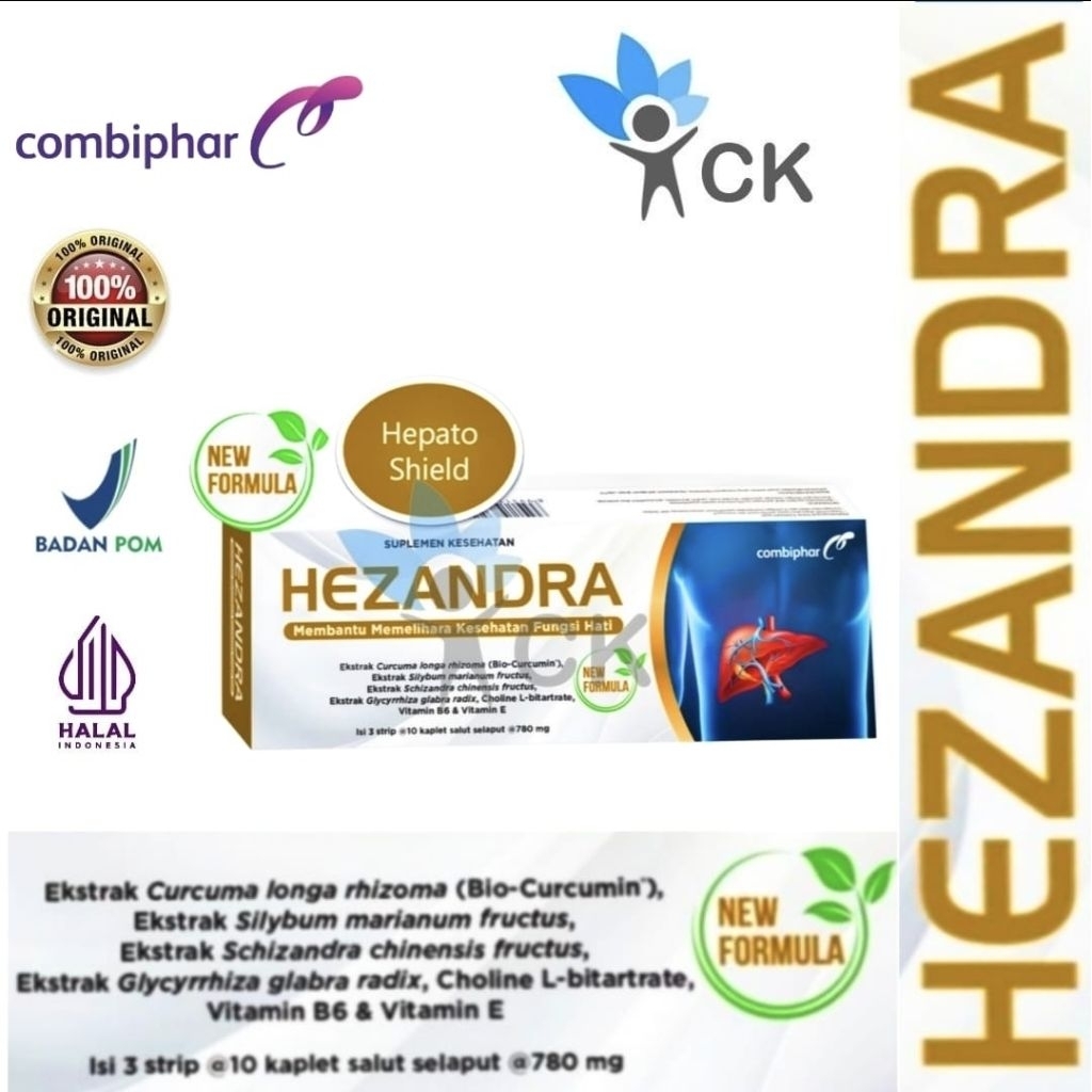 HEZANDRA - suplemen kesehatan liver / hati
