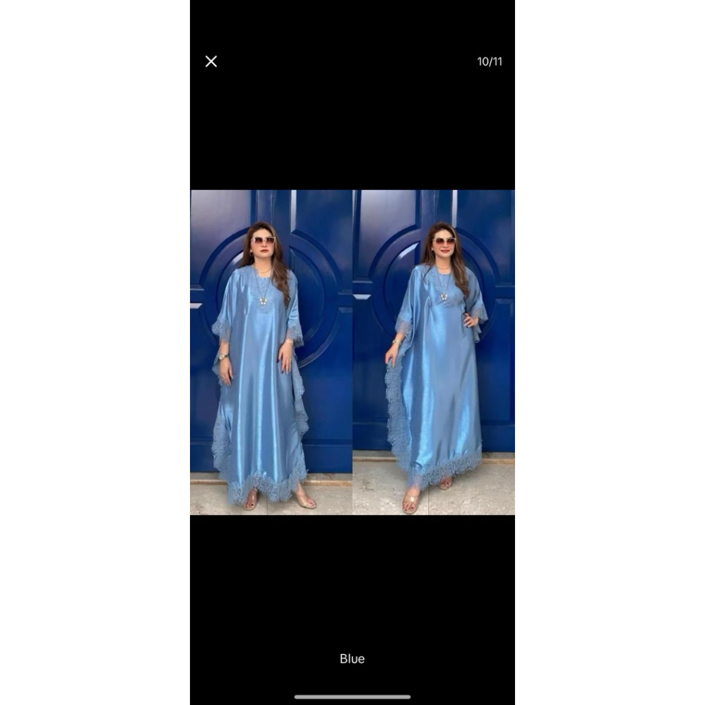 Kaftan Brokat Zahira, Kaftan Lebaran, Kaftan Pesta, Kaftan Kondangan