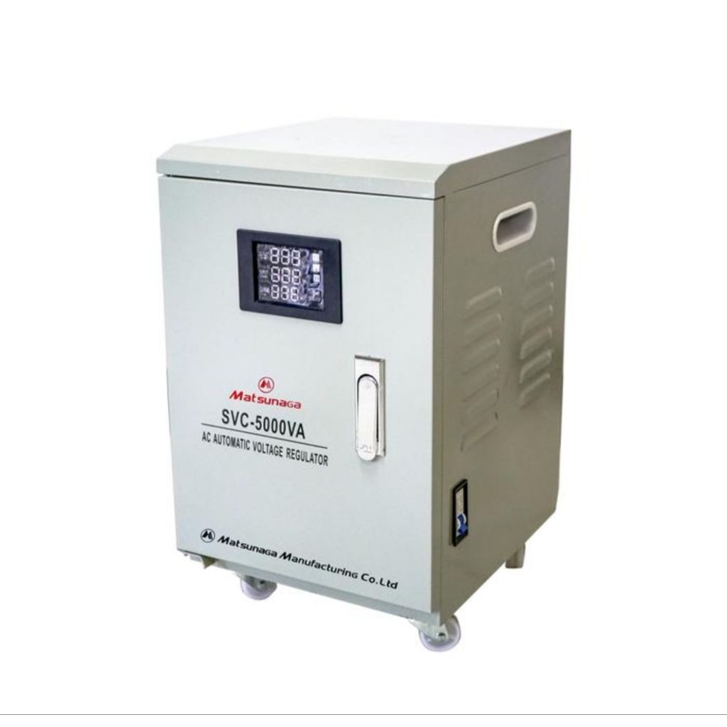 STAVOLT SVC 5000W DIGITAL MATSUNAGA STAVOL LISTRIK STABILIZER 5000VA