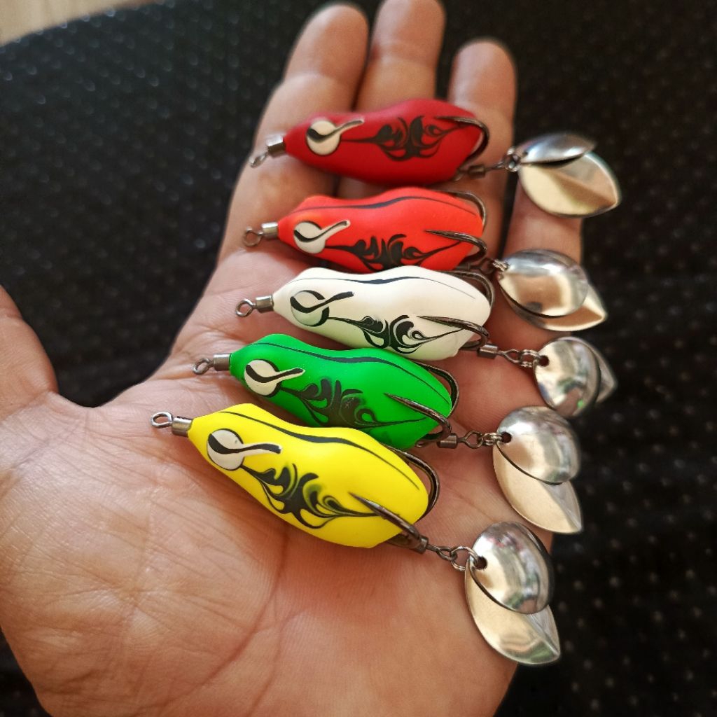 softfrog tenggelam 4,5 cm double blade ASIS LURE