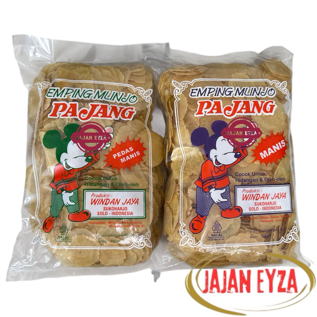 emping mlinjo pajang kecil 500gr emping blinjo pajang emping pedas emping manis emping asin