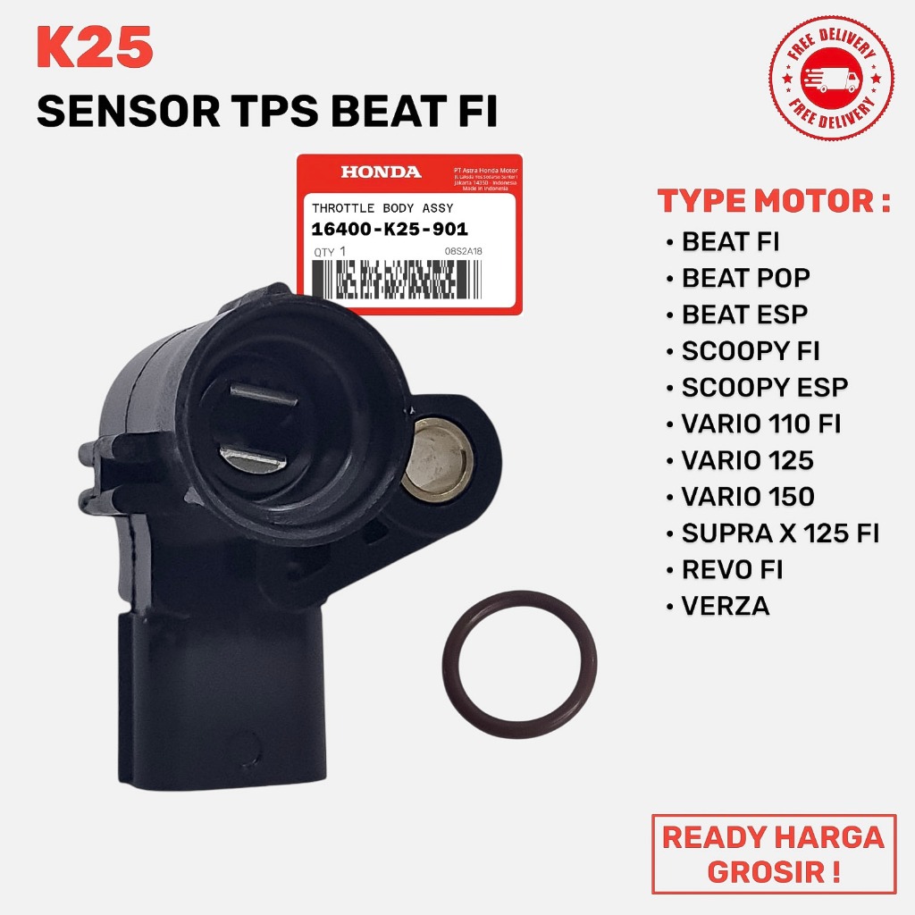 Sensor TPS Beat FI Vario 125 Beat Esp Scoopy 2018 Scoopy Fi Spacy Fi Vario 110 Fi K25