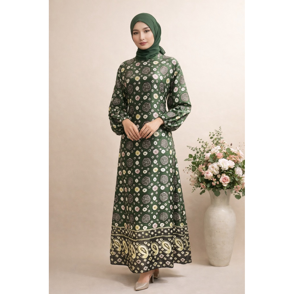 Gamis Jumputan Palembang