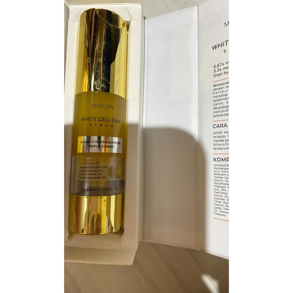 [Preloved] Ms Glow Serum White Cell Dna Pencerah Whitening