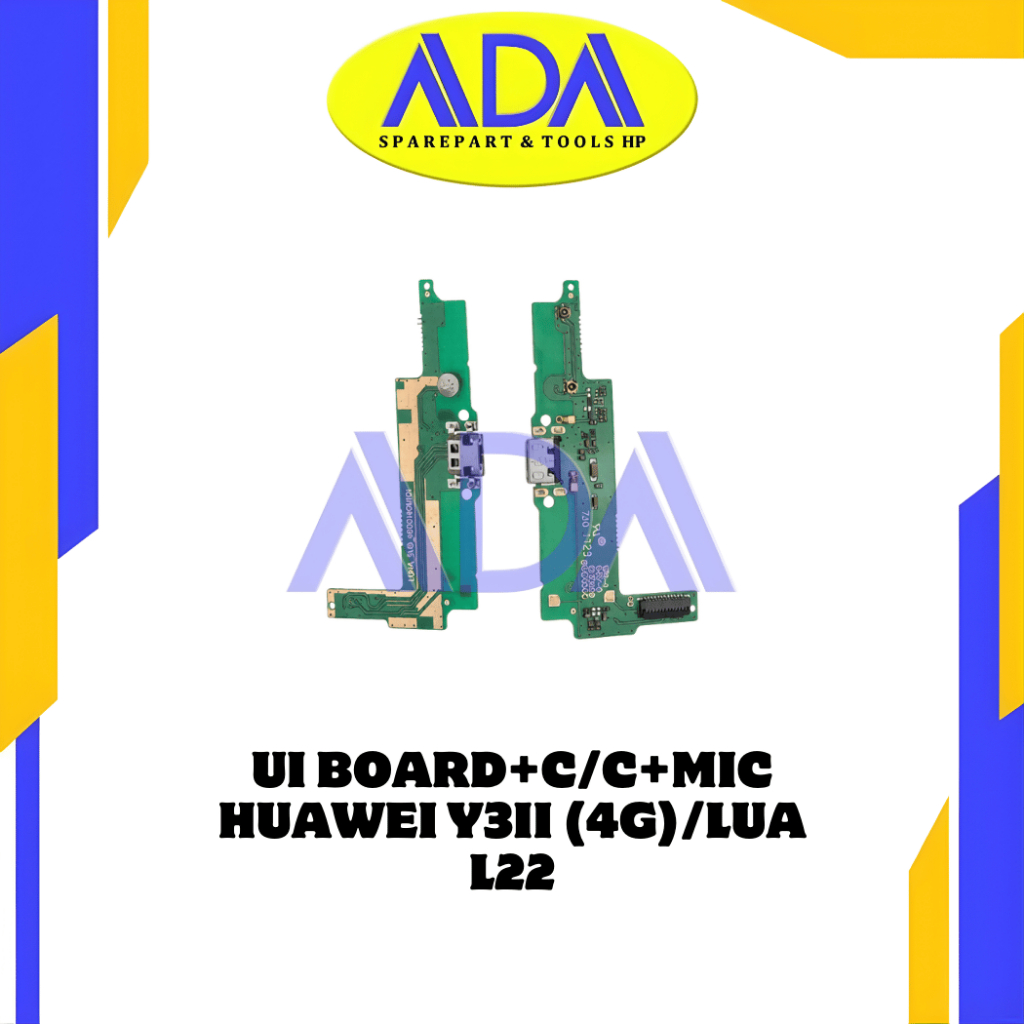 FLEXIBLE PAPAN CAS HUAWEI Y3II (4G) / LUA L22PAPAN CONNECTOR CAS / CHARGER + MIC