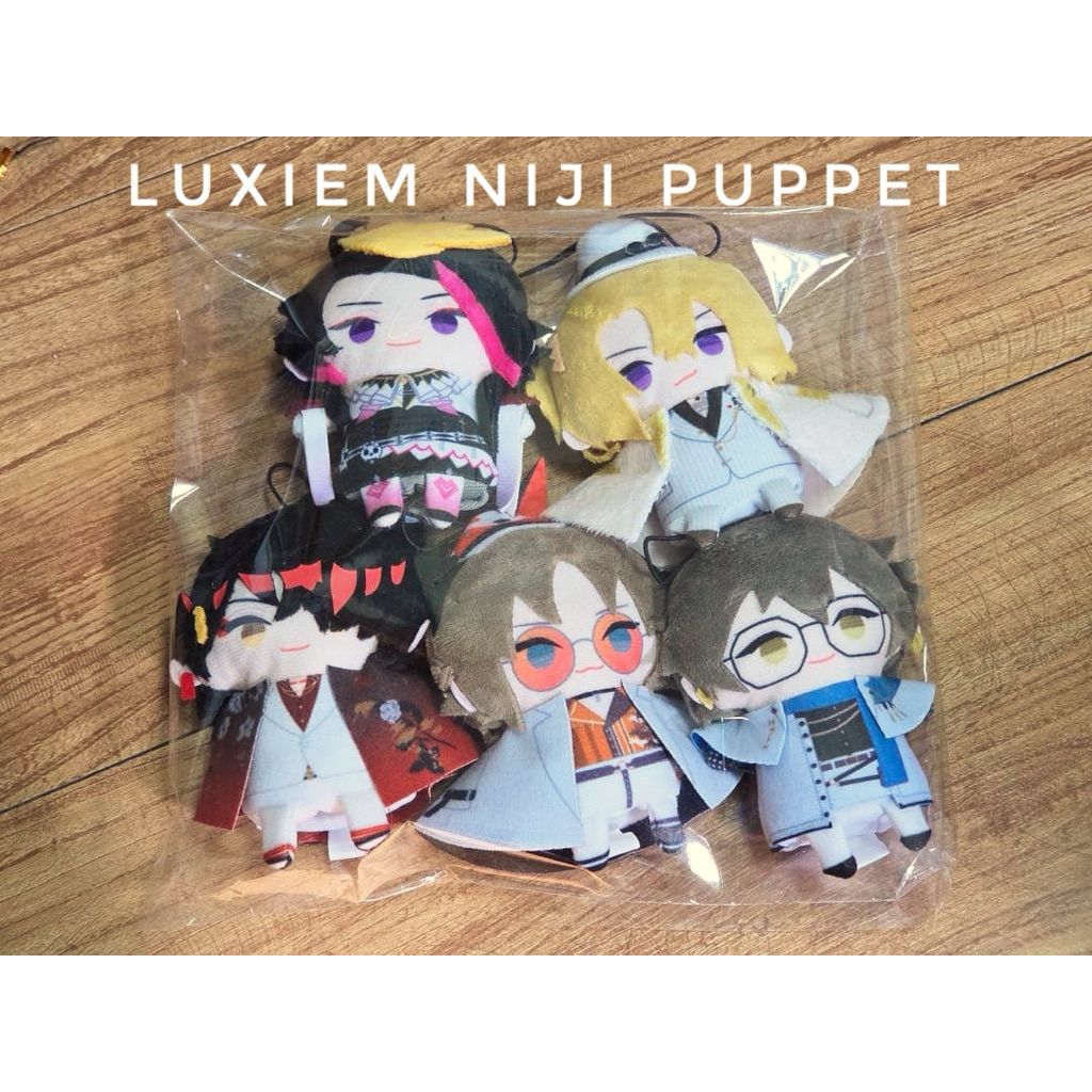 (Baca desc ya) Luxiem Nijisanji Puppet niji pape plushie plush nui nuigurumi vox akuma ike eveland l