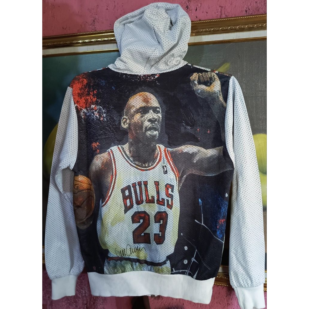 hoodie zipper vintage aop Michael jordan ( LD 102 X P 63 ) made in italy