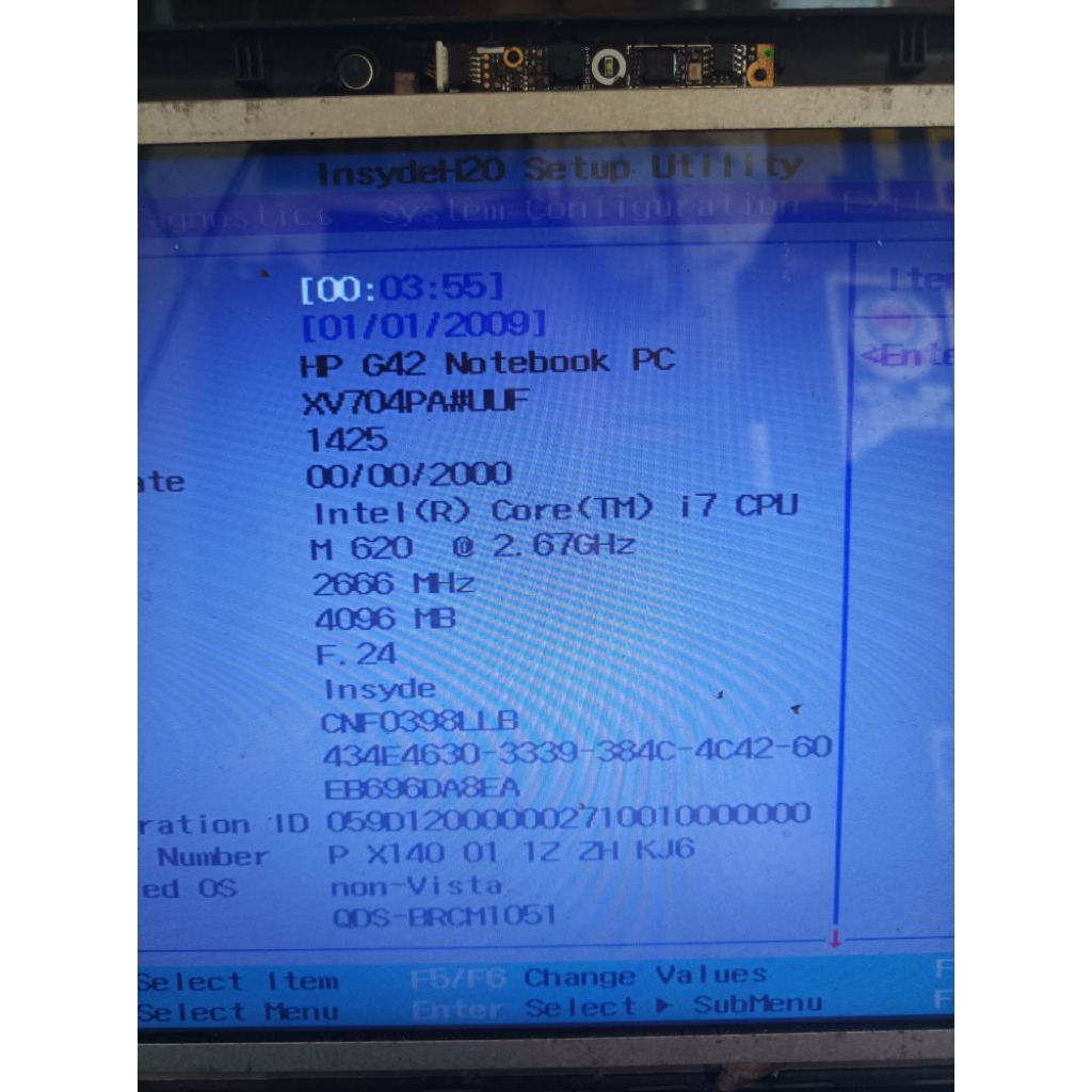 Motherboard Mainboard Laptop Hp G42 Compaq cq42 core i7