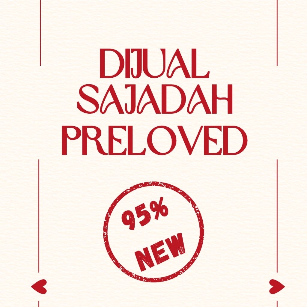 Sajadah Preloved Kondisi Bagus – Bersih & Nyaman untuk Sholat