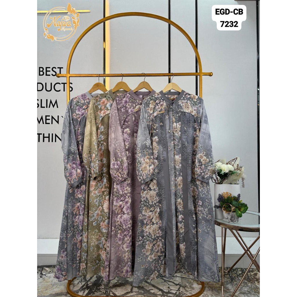 MIDI NAJWA SIFFON PREMIUM Dress Motif