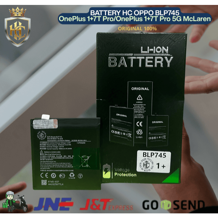 BATERAI BLP745 OnePlus 1+7T Pro/OnePlus 1+7T Pro 5G McLaren  ORIGINAL
