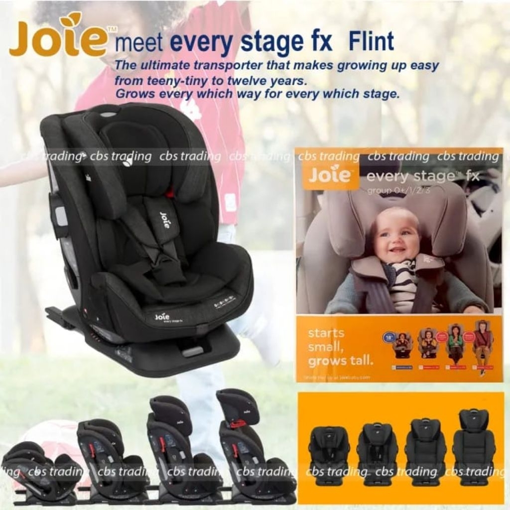 Joie Every Stage FX preloved, bekas, car seat, isofix