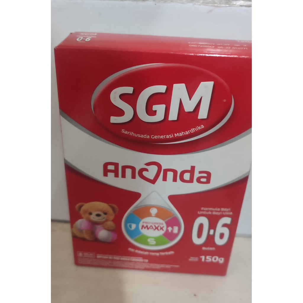 Susu Formula SGM Ananda 0-6 & 6-12 Bulan 150g - Nutrisi Komplit untuk Si Kecil