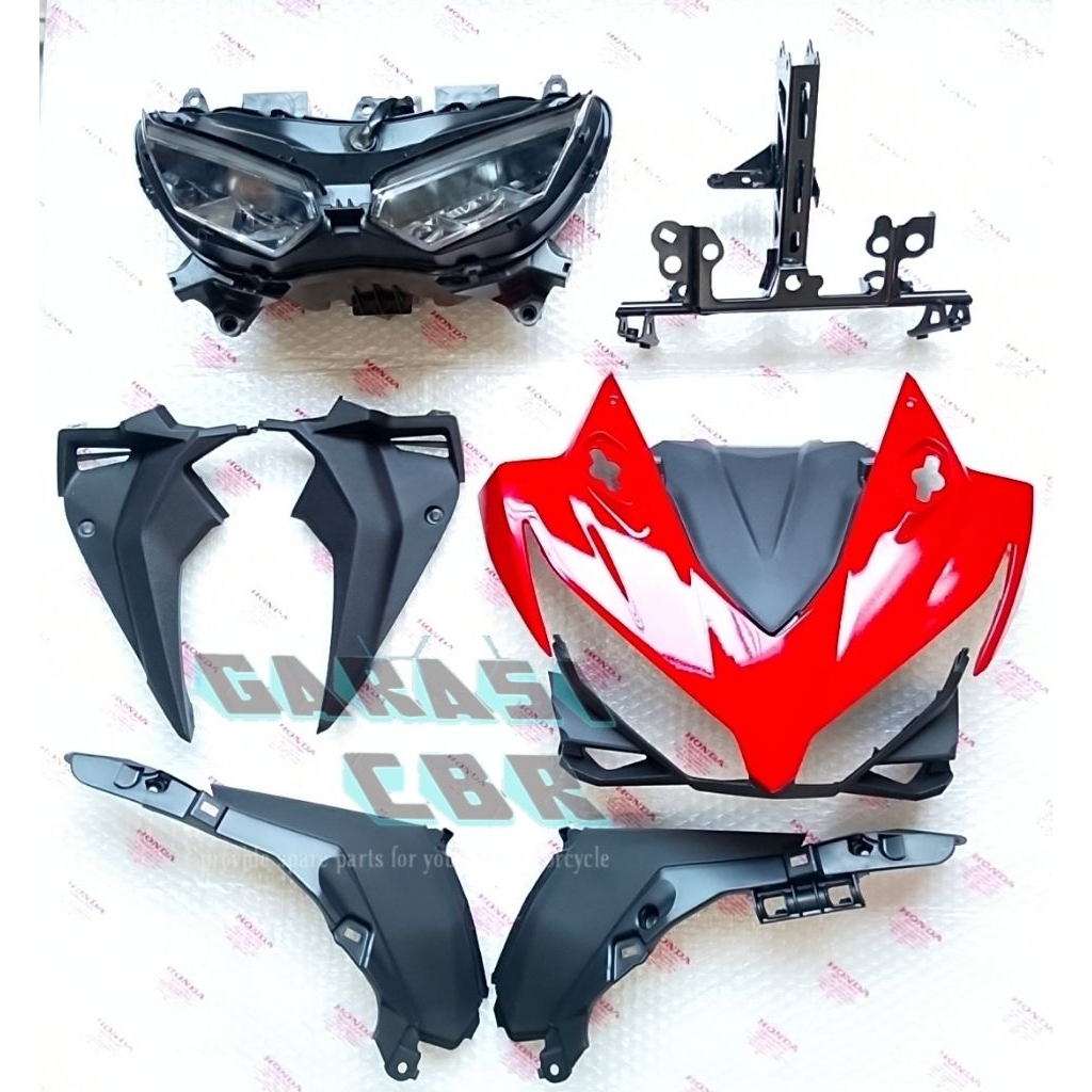 Body Depan Set CBR 150R K45N 2019 - 2020 - Bodi Kit Depan CBR 150R Facelift K45N - Cover Bodi Depan 