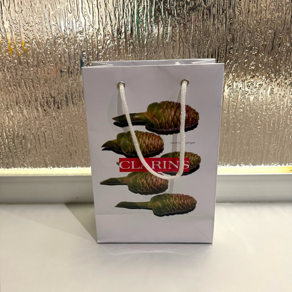 Clarins Small Paperbag Skincare Gift Box Bag