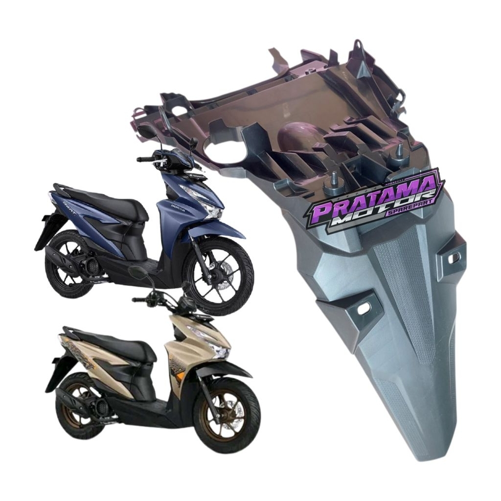 Spakbor Belakang Honda Beat Deluxe Gen 2 K1AL 2024 2025 2026/Spakbor Belakang Beat Street New 2024-2