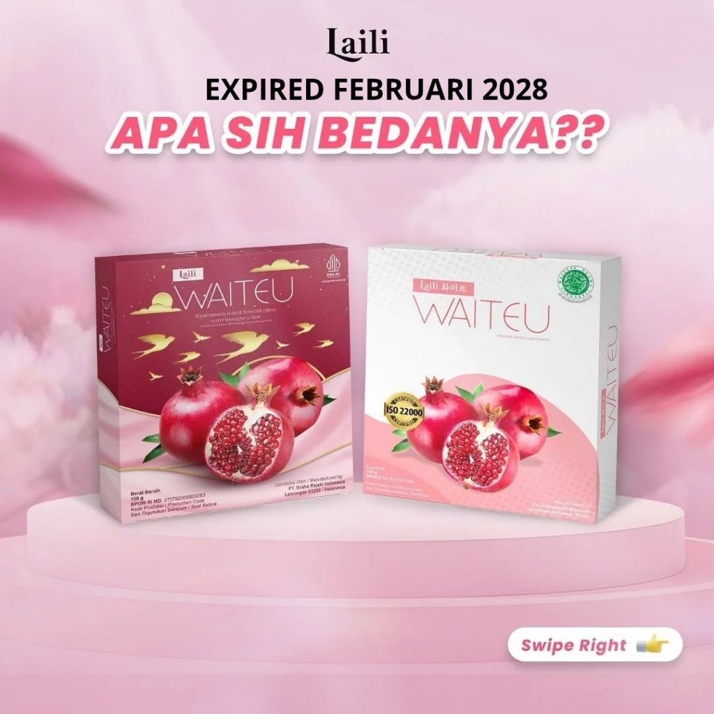 WAITEU COLLAGEN dengan sarang burung wallet kemasan terbaru  Original distributor resmi MINUMAN COLL
