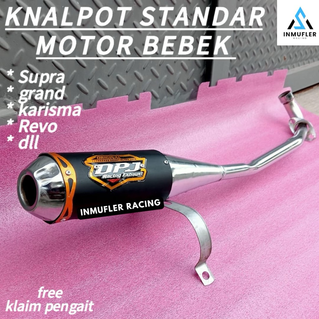 KNALPOT DPJ SEMUA MOTOR BEBEK PNP BASS GACOORRR SARINGAN FULL
