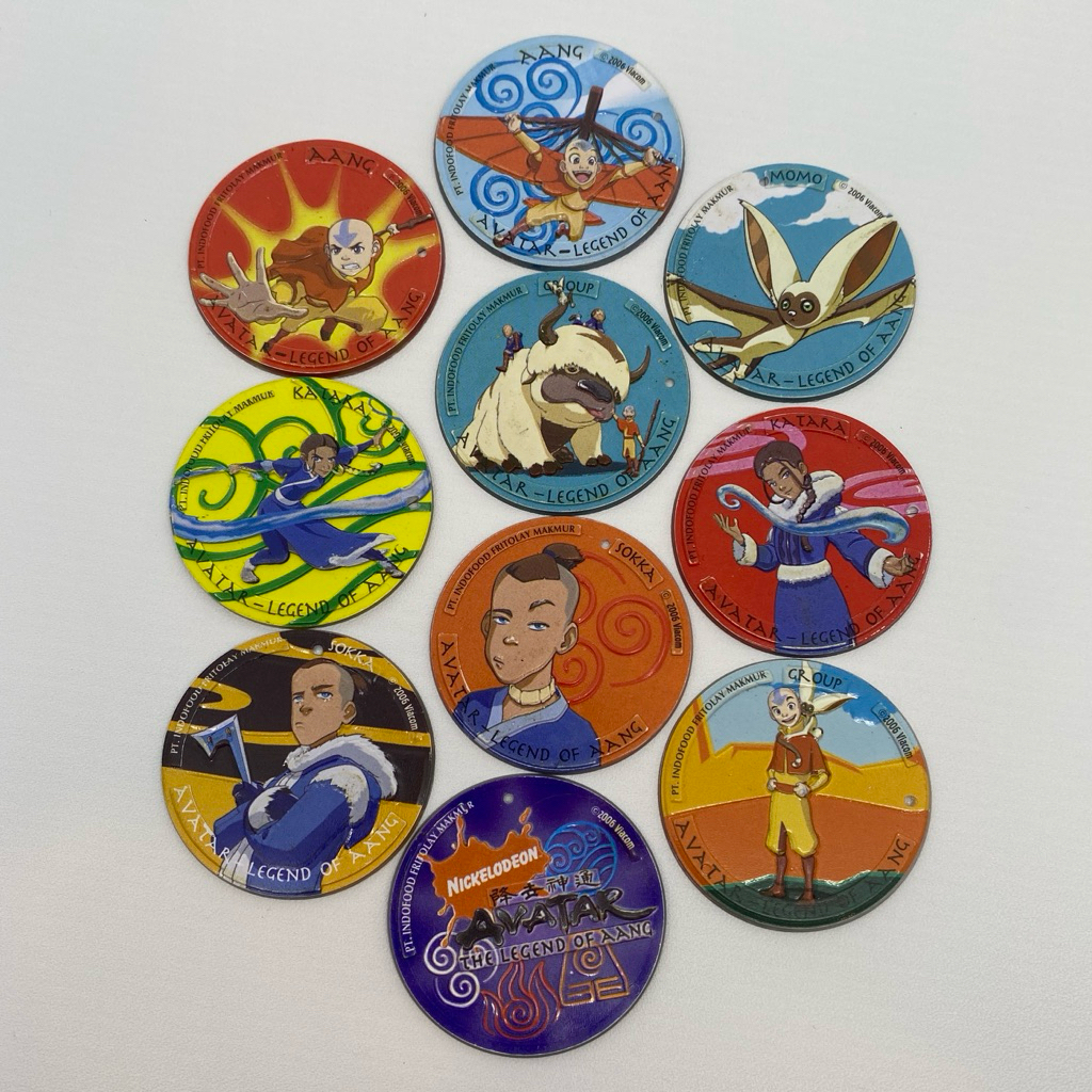 Tazos Avatar The Legend of Aang Chiki 2006