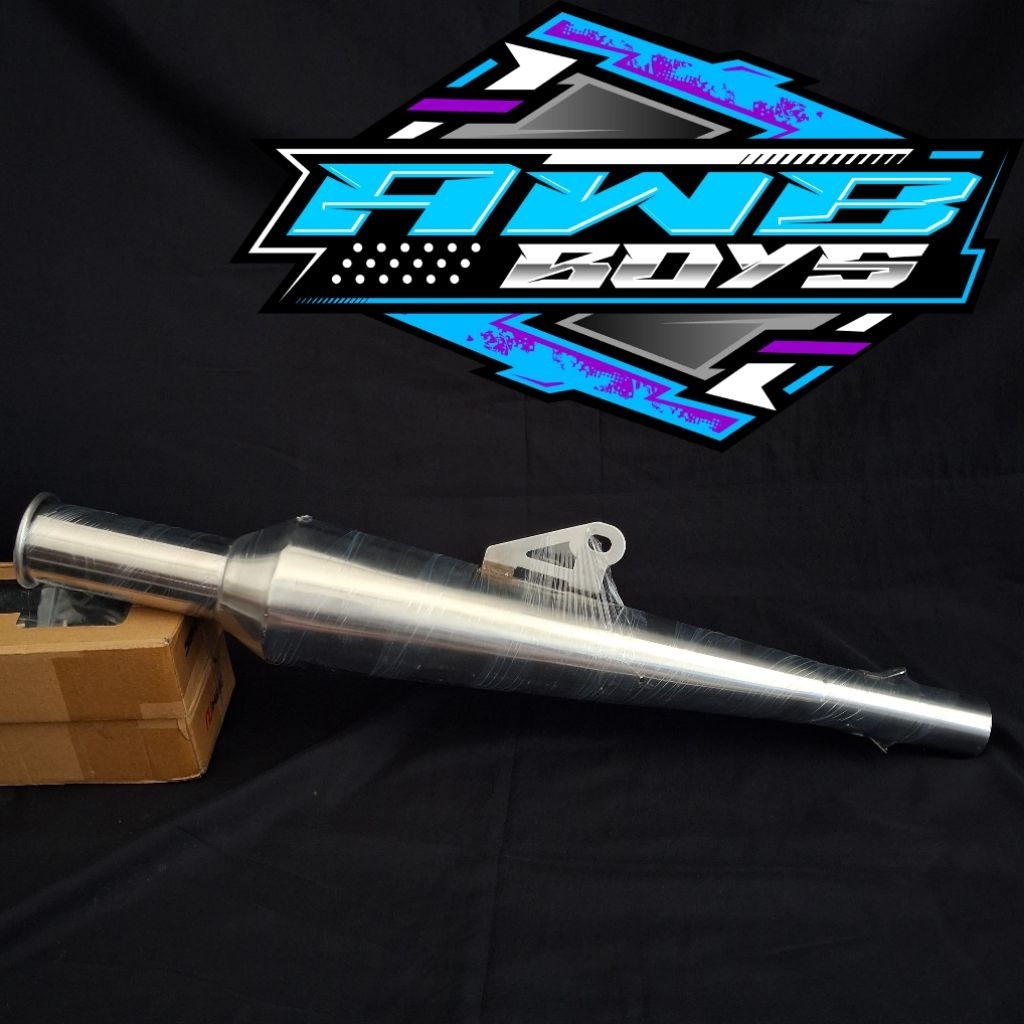 KNALPOT JAPSTYLE BRITISH CUSTOM SILINCER/FULLSET GL, MP,TIGER, SCORPIO, W175