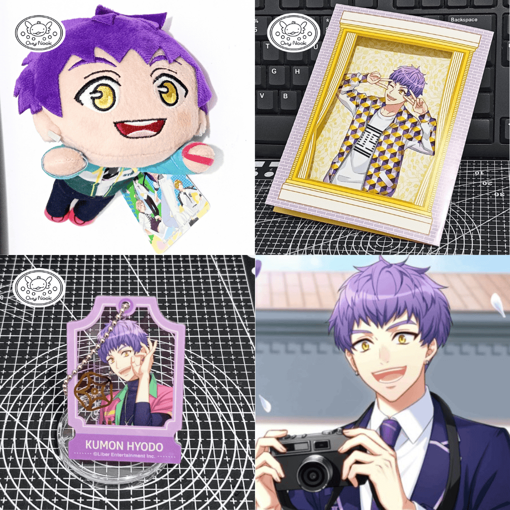 [UP] A3 Act, Addict, Actors Official Merch Bromide, Nesoberi & Acrylic Keychain Kumon Hyodo