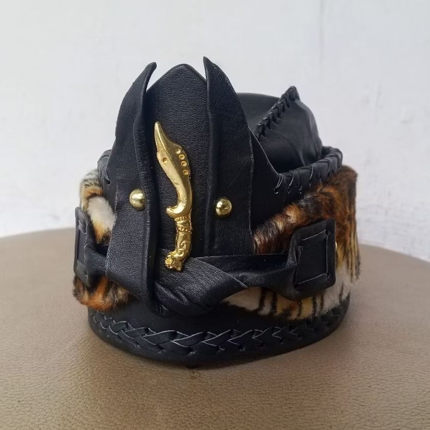 Totopong Khas Sunda Premium Kulit Asli,Blangkon,Udeng Iket Sunda Praktis