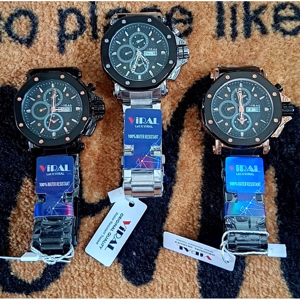 Jam Tangan Pria Rantai ViRAL Sport