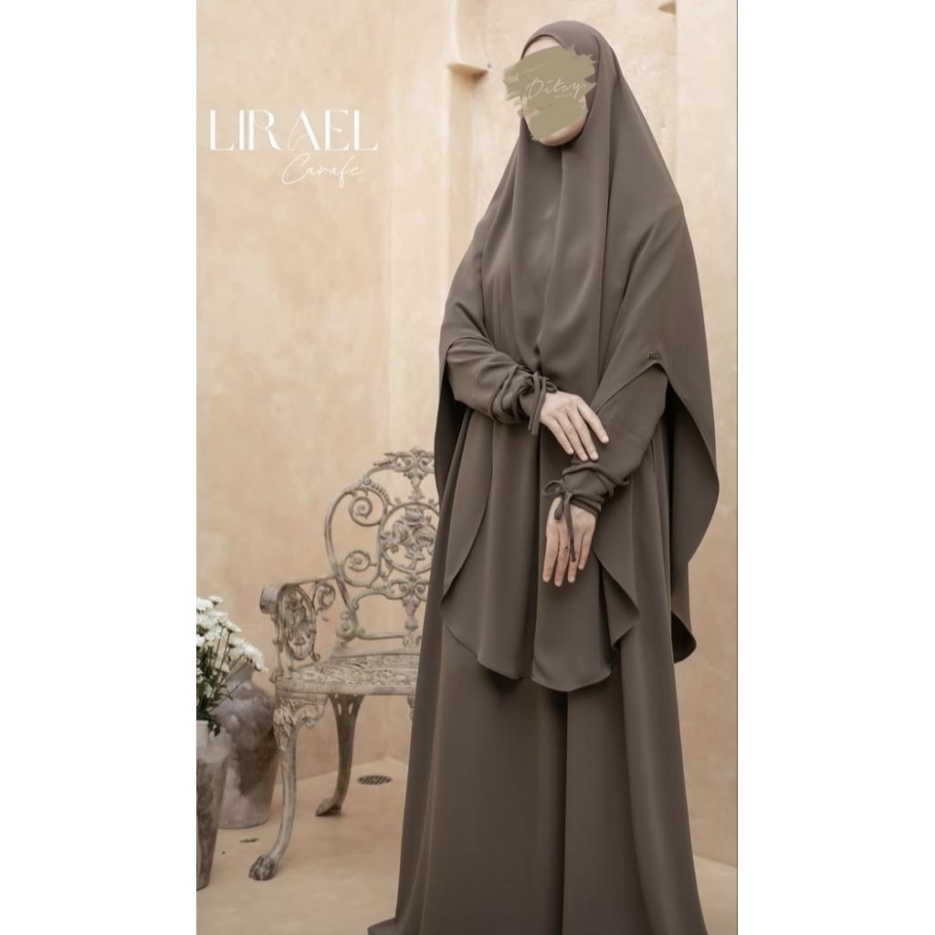 DITSY MOSLEM -HAALA BLACK MINA LONG SHANEEYA MAIRA BLACK DITSY DESEMBER