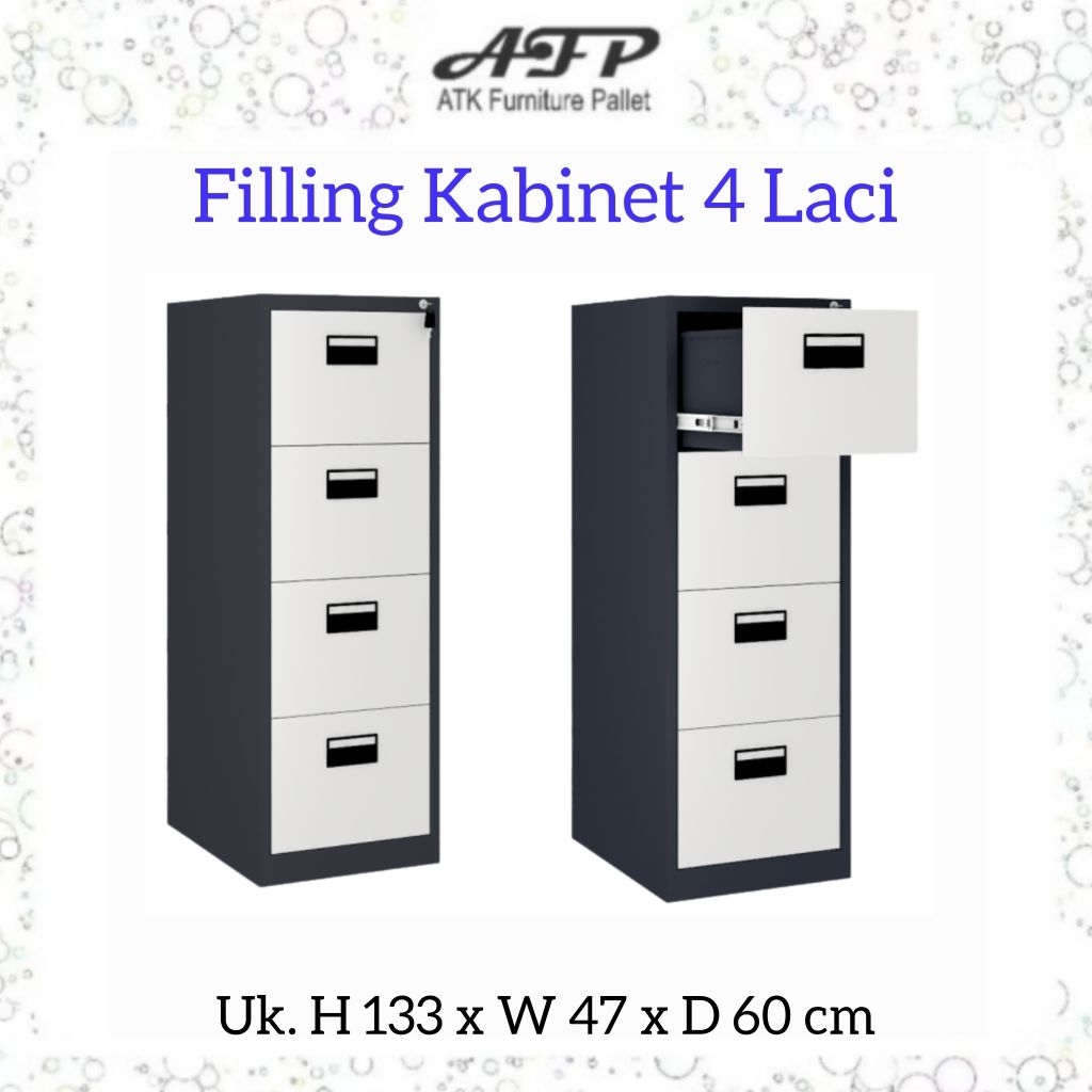 Filling Kabinet 4 Laci Besi Cabinet
