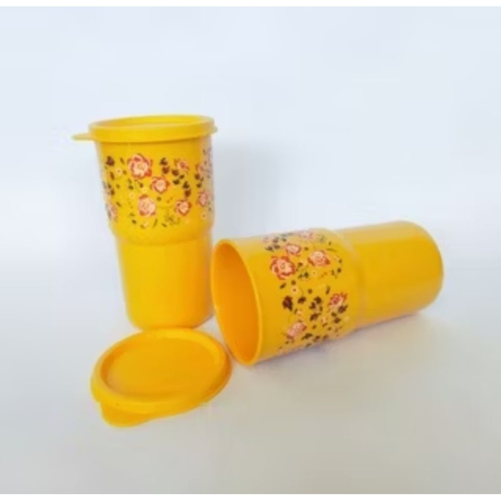 ORI-New Tupperware Gelas Outdoor bertutup