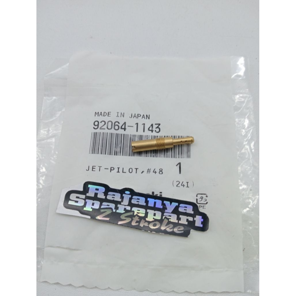 JET PILOT #48 PILOT JET KAWASAKI NINJA R NINJA SS NINJA RR OLD NINJA RR NEW ORIGINAL KAWASAKI PART 9