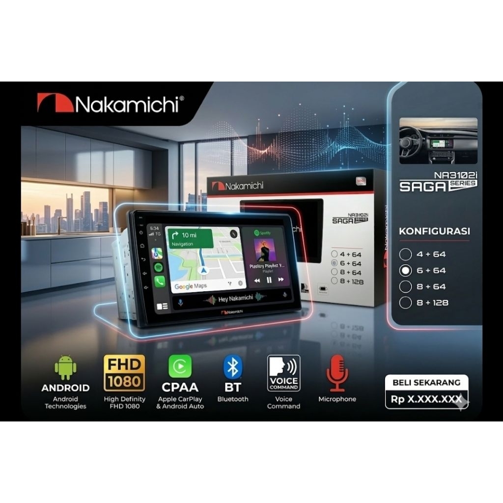 HU Android Nakamichi ram 6
