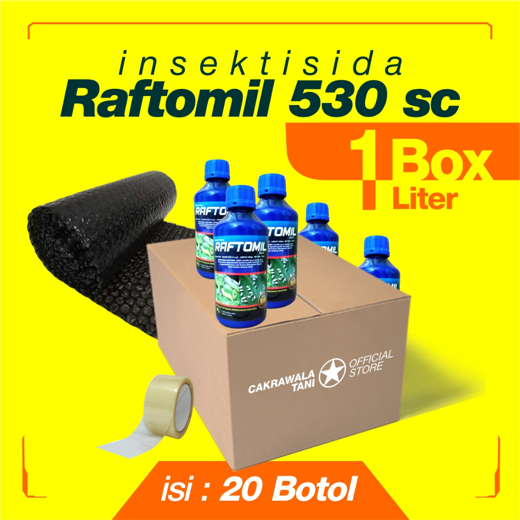 RAFTOMIL 1 Liter . 1 BOX Isi 20 botol