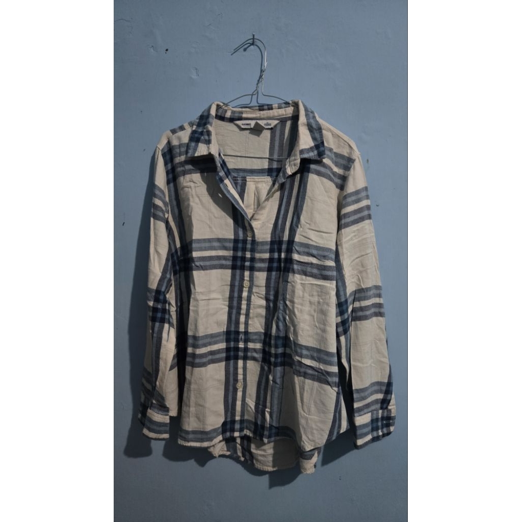 preloved kemeja unisex flanel old navy
