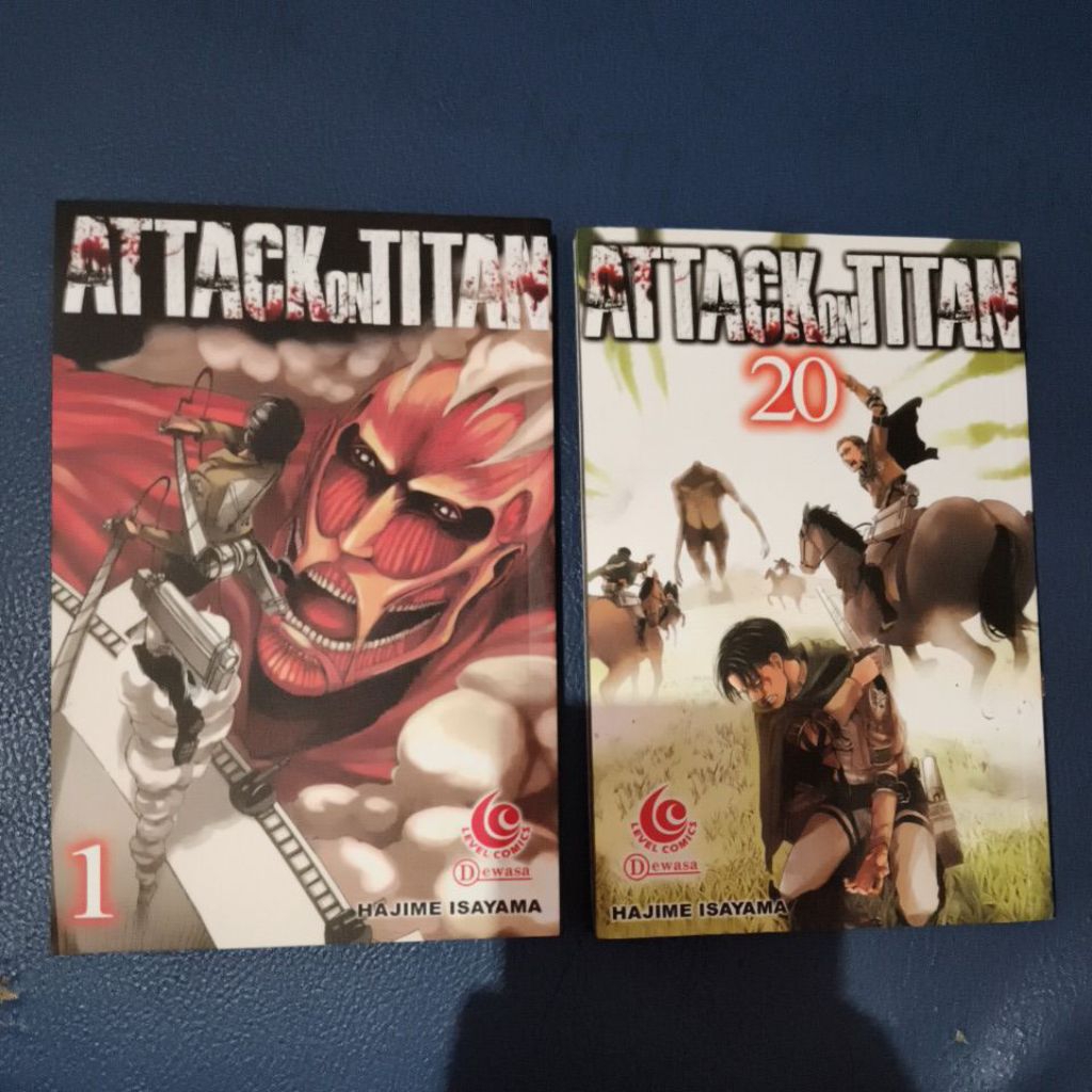 Komik preloved Attack On Titan Vol. 1 dan 20